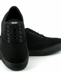 Vegane Sneaker Kennedy in schwarz von Vegetarian Shoes