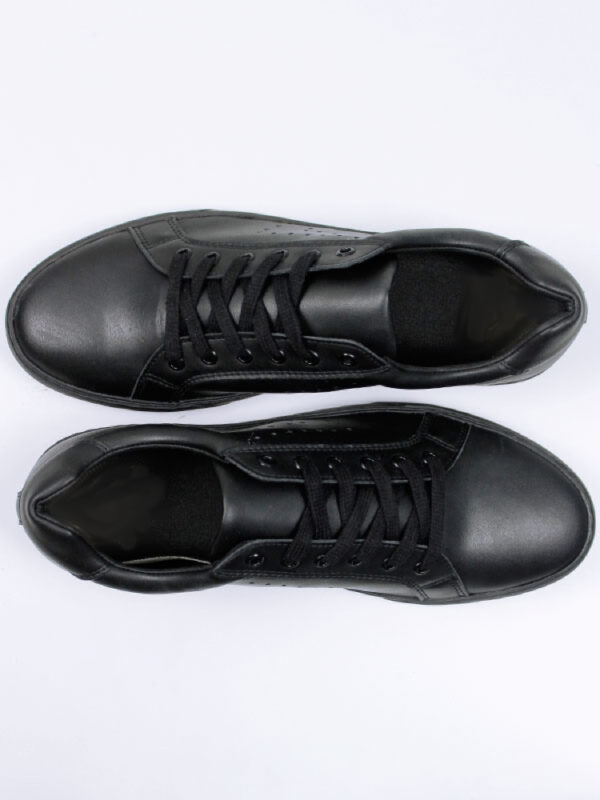 Vegane Sneaker NY Trainers in schwarz von Wills Vegan Shoes