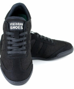 Vegane Sneaker Panther Hemp in schwarz von Vegetarian Shoes