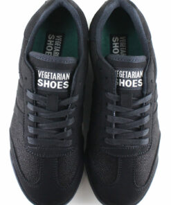 Vegane Sneaker Panther Hemp in schwarz von Vegetarian Shoes